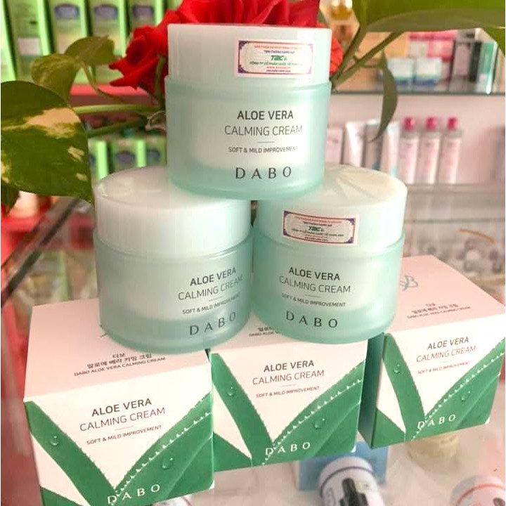 Kem Dưỡng Da,Phục Hồi Lô Hội Hàn Quốc Dabo Aloe Vera Calming 50ml