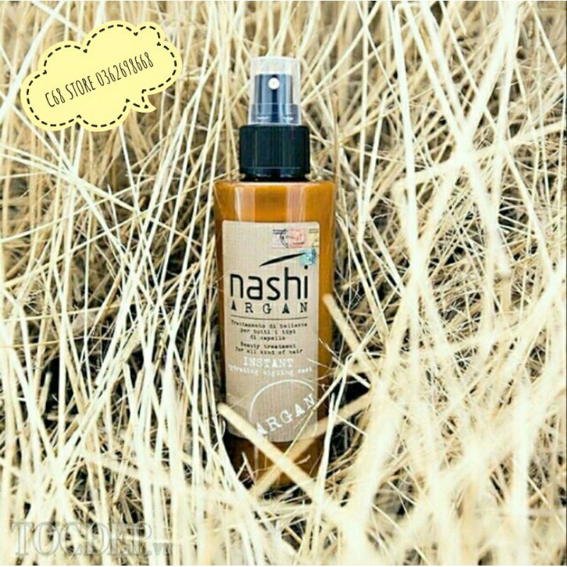 ⚡SALE ⚡Xịt dưỡng tóc - xả khô NASHI ARGAN siêu mềm mượt 150ml