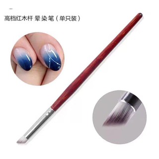 Cọ làm ombre cán gỗ ( đầu tròn cán gỗ )