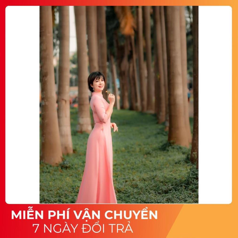 Áo dài nữ giá rẻ_áo dài trơn đẹp _áo dài may sẵn