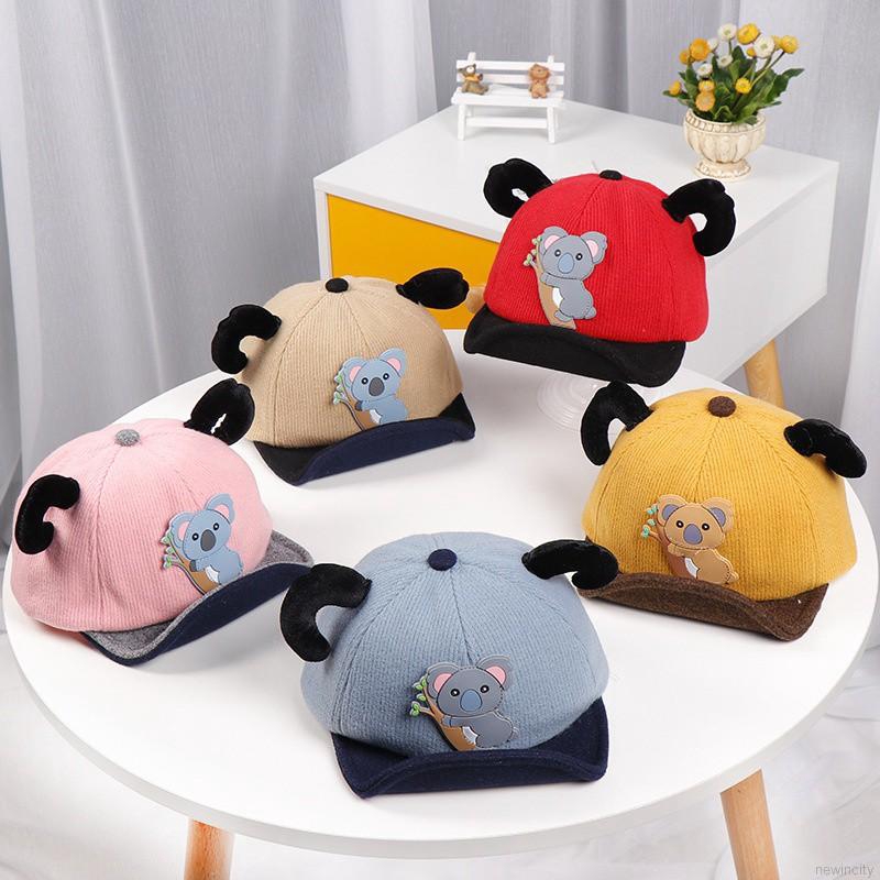 Nón tai bèo họa tiết hoạt hình dễ thương cho bé