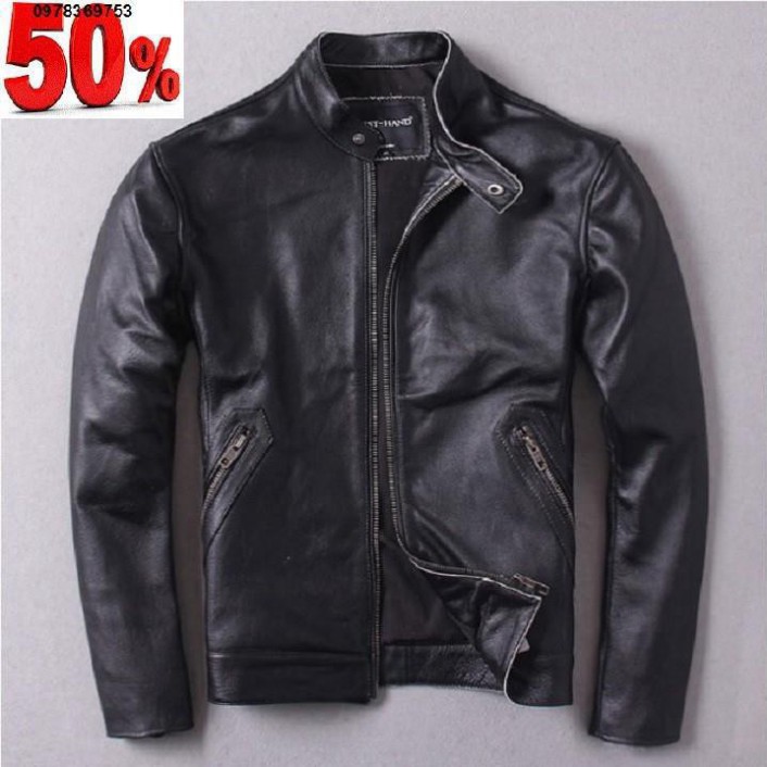 Áo Da nam Cao Cấp_Lót Lông Tặng Kèm Nước Hoa