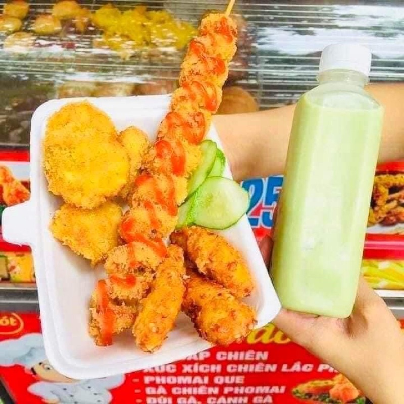 Xúc xích lốc xoáy túi 10 chiếc