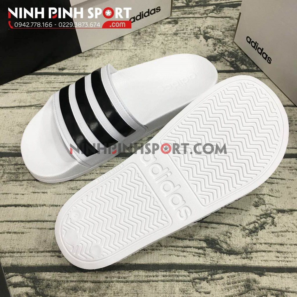 Dép Adidas Chinelo Cloudfoam Adilette White AQ1702