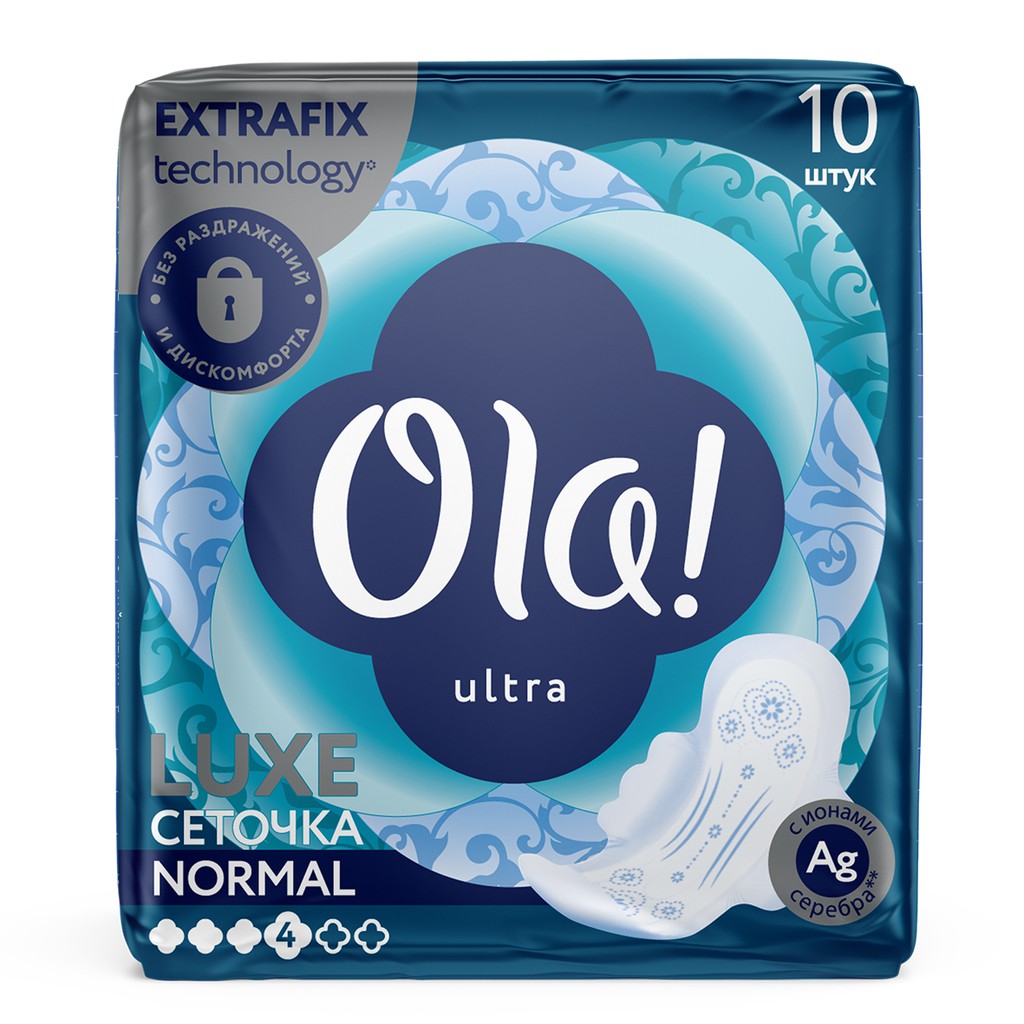 Băng vệ sinh Ola Ultra Nano Bạc 10 miếng