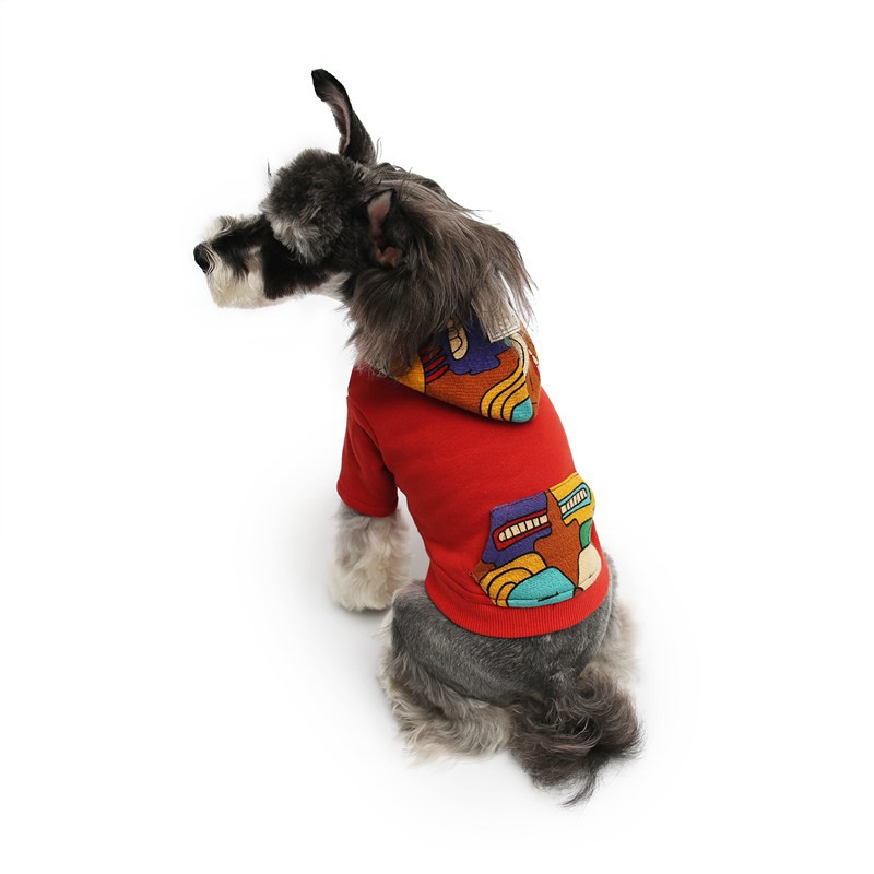 Gyapet Hoodie áo hoạ tiết mặt cười cho chó mèo / thú cưng