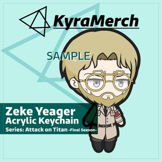 Móc Khóa Hình Nhân Vật Zeke Yeager Trong Attack On Titan