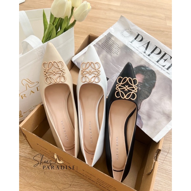 Giày cao gót nữ công sở mũi nhọn bích gót 5p thời trang sang trọng Shoes Paradise BBXK22