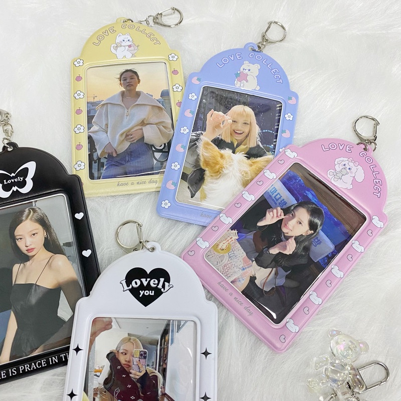 Dây Đeo Thẻ In Hình Idol Phong Cách Hàn Quốc Đáng Yêu 7.2 x 10cm