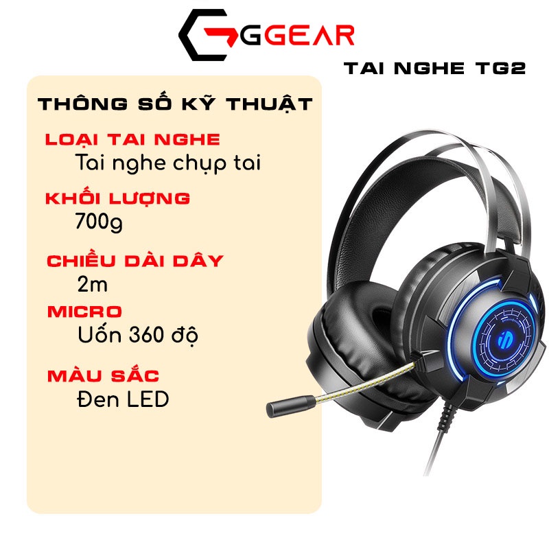 Bộ bàn phím cơ chuột tai nghe gaming có dây Ggear CBG1 bàn phím cơ 87 phím chuột máy tính Macro headphone siêu bền led