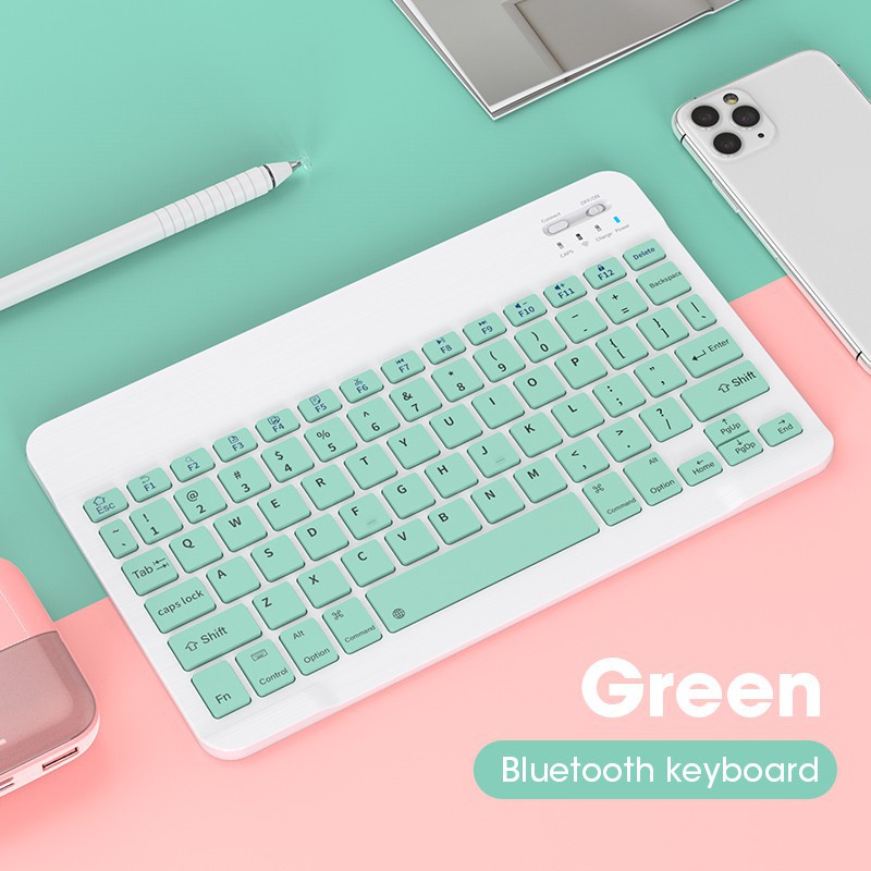 Bàn phím bluetooth không dây mini HP 10 inch/ chuột không dây cho điện thoại nhiều màu sắc tùy chọn