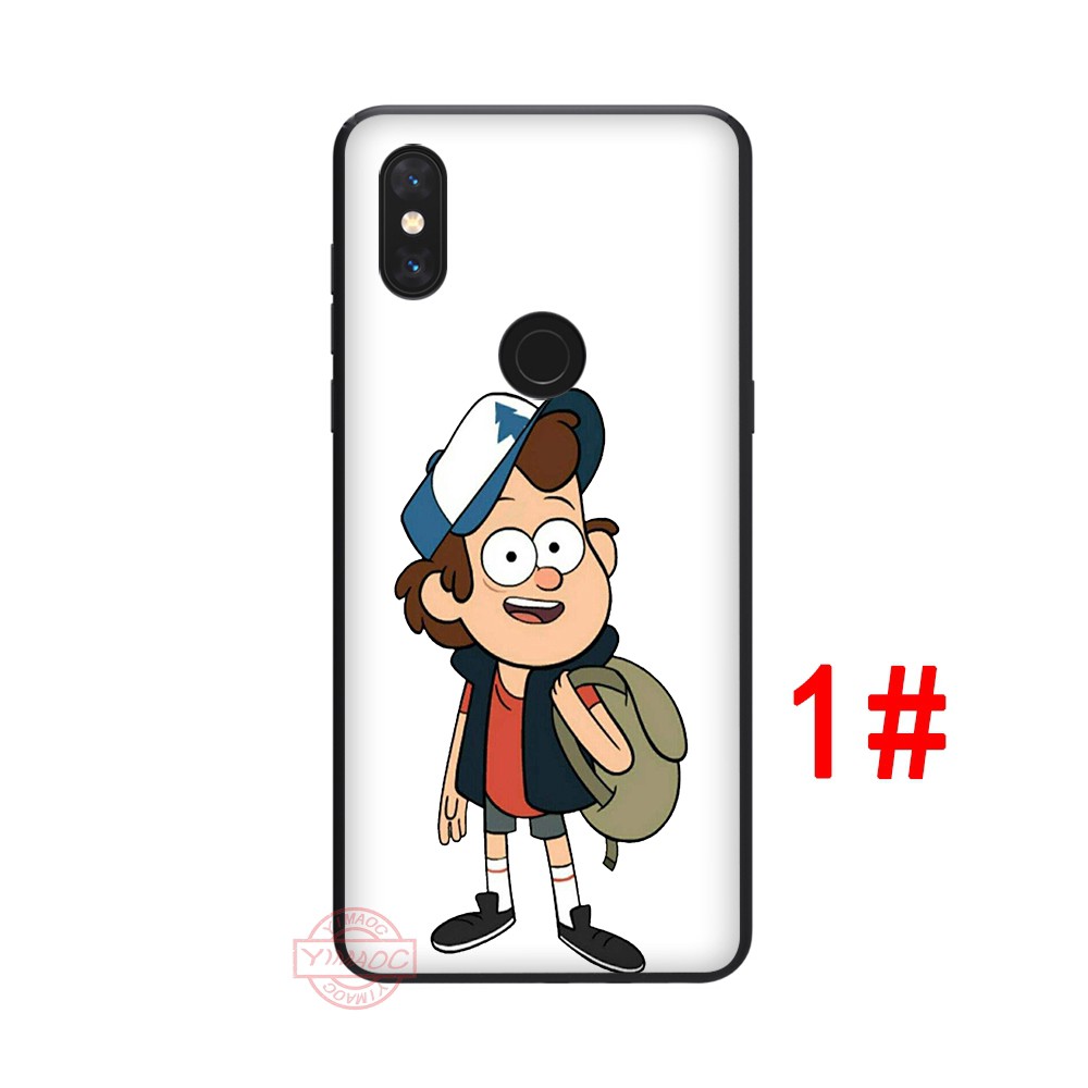  Ốp điện thoại  vẽ nhân vật trong Gravity Falls dành cho Xiaomi Mi 8/8SE/9/9SE/A2Lite/8Lite/A1/F1/5X/6X/Max3