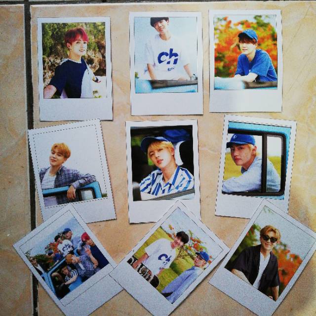 Polaroid Vòng Tay Thời Trang Cho Fan Của Nhóm Nhạc Kpop Bts Exo Seventeen