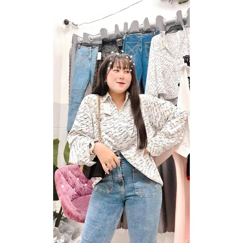 Sơ Mi Chữ # bigsize