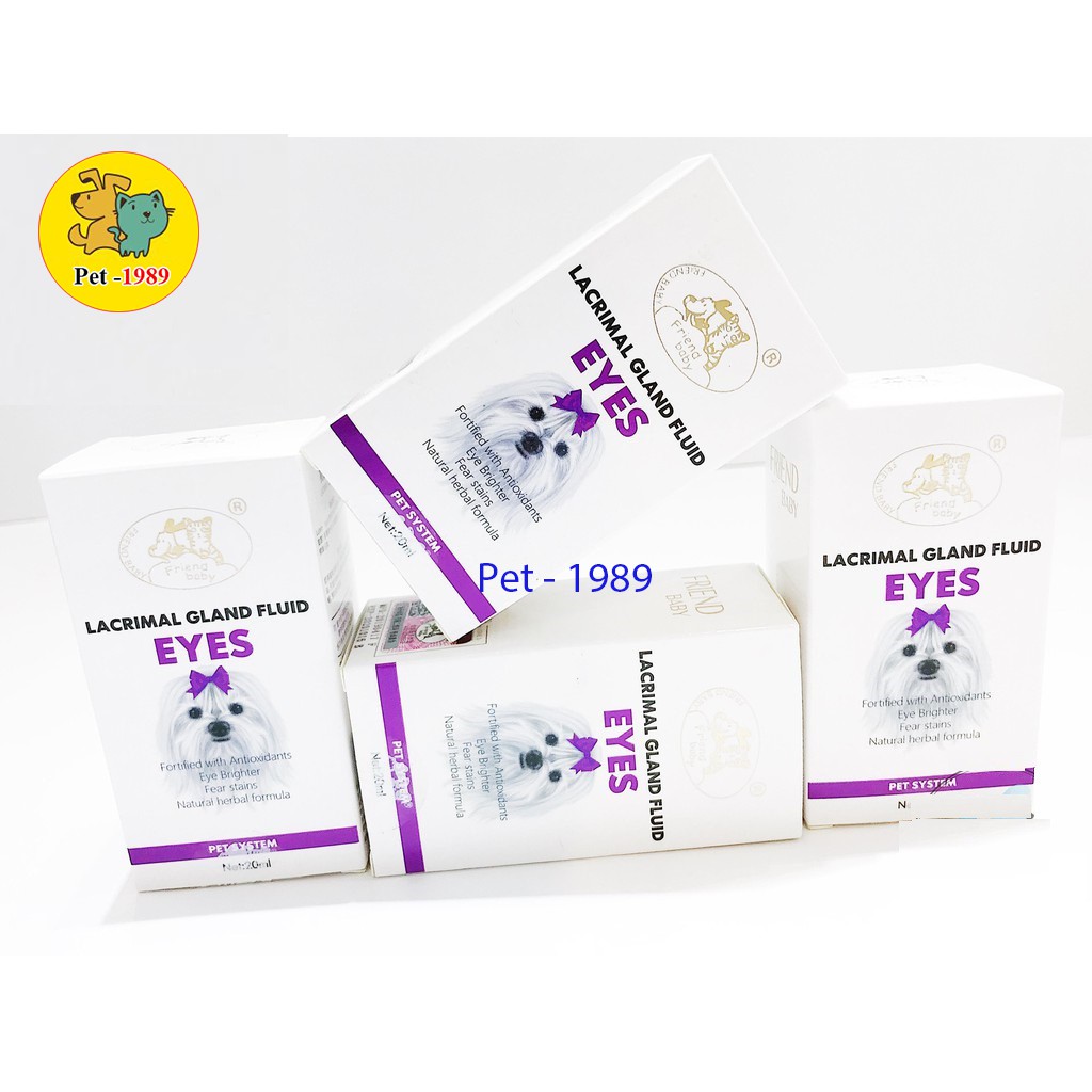 Siro Uống Chống Chảy Nước Mắt Ở Chó Mèo Lacrimal Gland Fluid Eyes 20ml Pet-1989