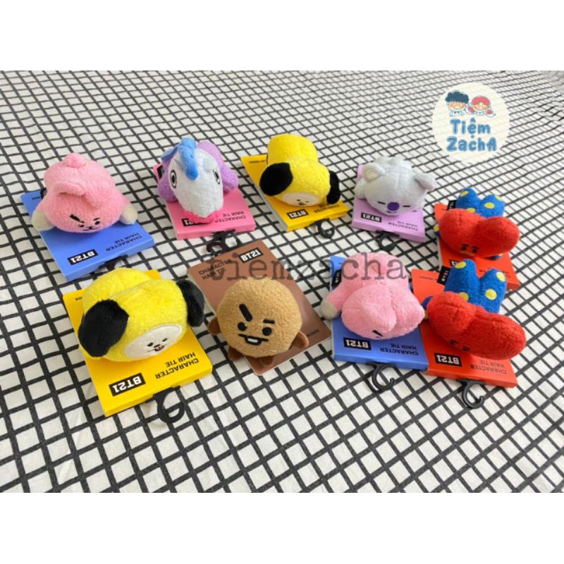 CỘT TÓC BT21 TRƯỜN #hairtie #linefriend