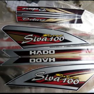 Bộ tem dán xe super siva Hado 100