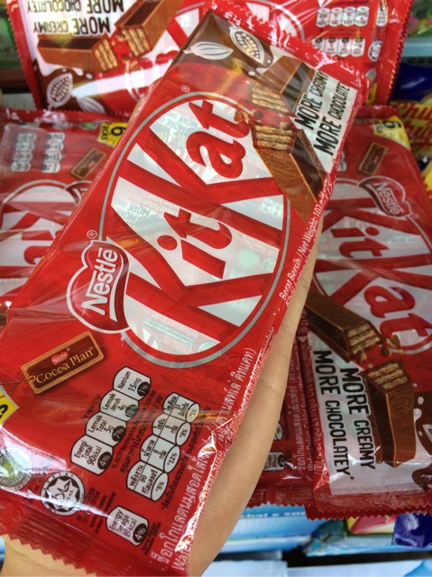 [6 Bánh x17g] Dây KitKat Nestle Malaysia Cream Chocolate