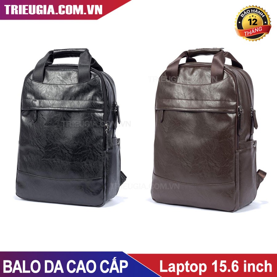 Balo Da đựng Laptop 15.6" Inch - Cao Cấp