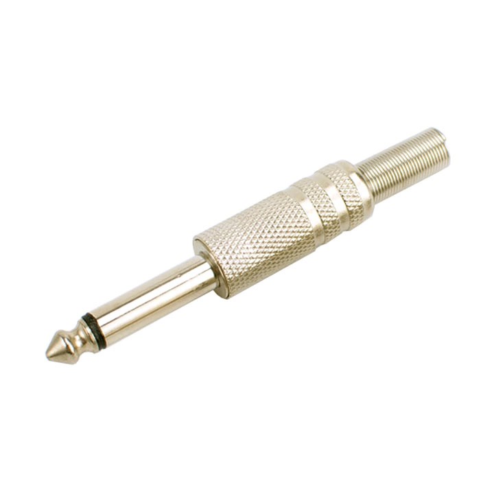 Jack Đực Nối Micro 6Ly Mạ Bạc - Đầu Dây Mic Dạng Hàn