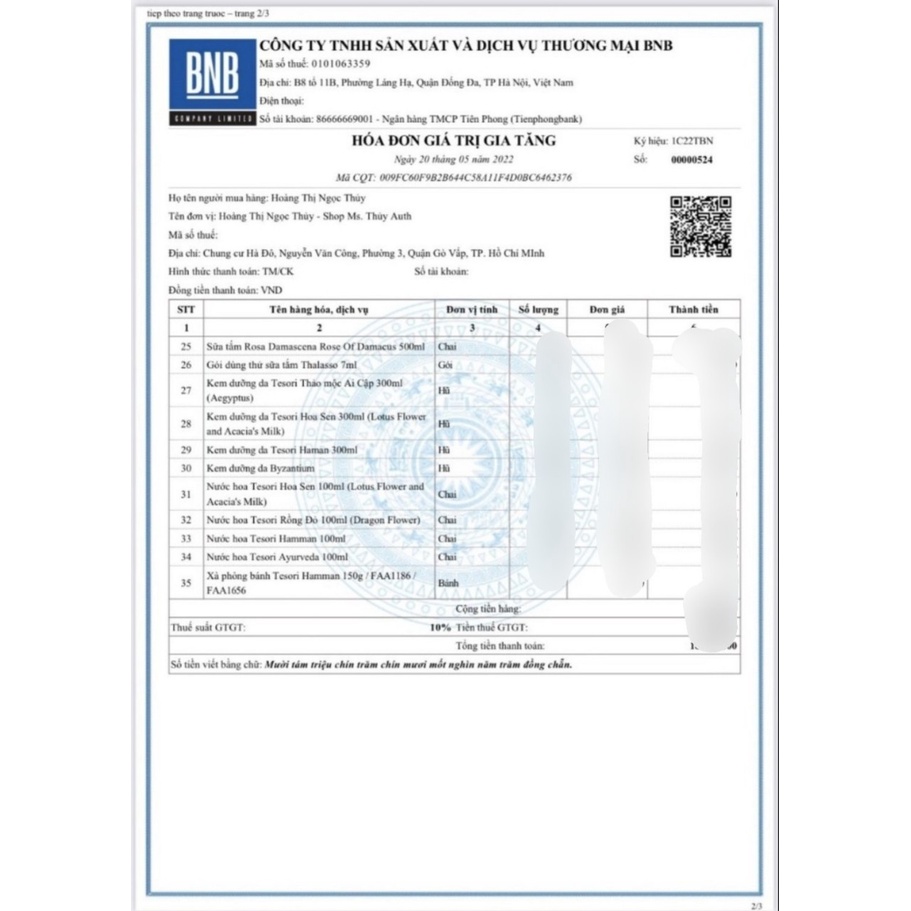 Nước Hoa Tesori Chính Hãng 10ml Dạng Xịt Nhỏ Gọn Tiện Dụng Đi Chơi Đi Làm