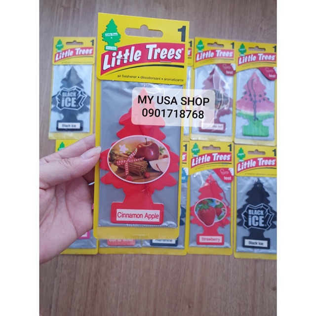 Thông thơm Little Trees❤️Thông thơm treo tủ quần áo, xe hơi, để cốp xe Little Tree Air Freshener/Tập 2