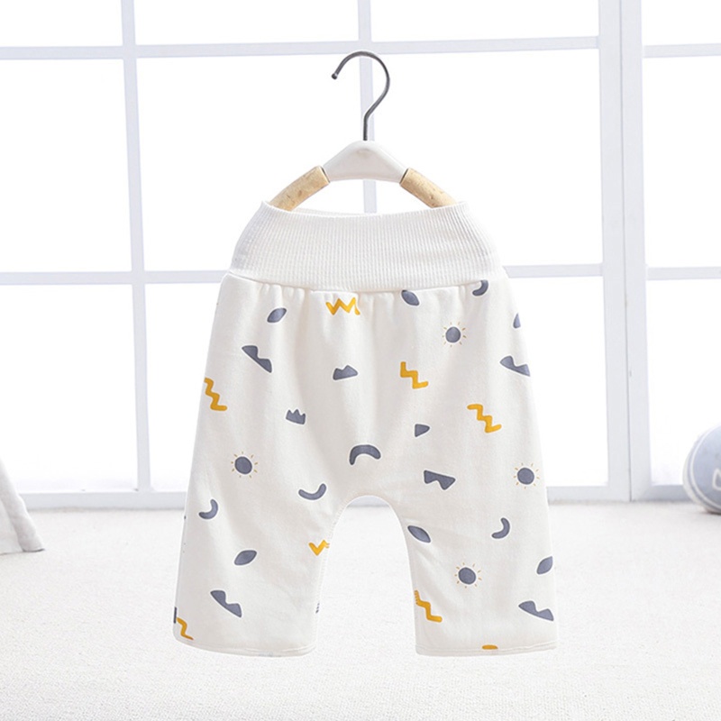 Quần Tã Dạng Váy Ngắn Chất Cotton Trơn Chống Thấm Nước Thoải Mái 2 Trong 1 Cho Bé