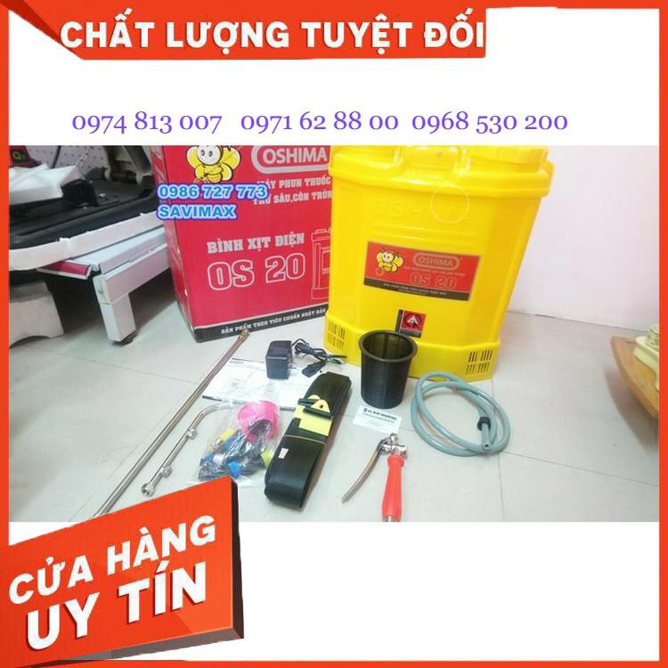 Bình xịt điện oshima OS20, máy xịt thuốc chạy điện oshima 20 lít Giá cực Rẻ