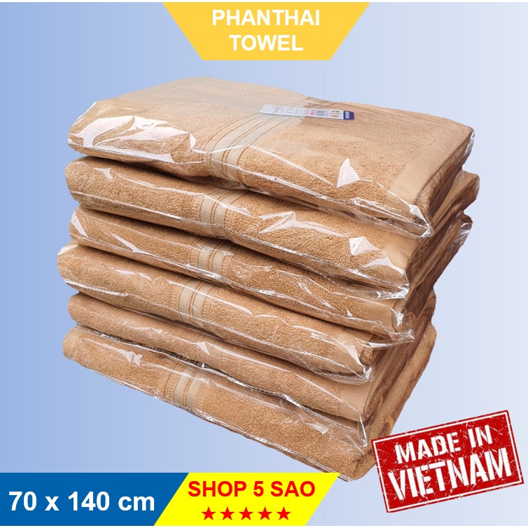 [Hàng cao cấp] Khăn tắm khổ lớn 70cmx140cm (400g)/ Sợi cotton #Khantam #khanspa