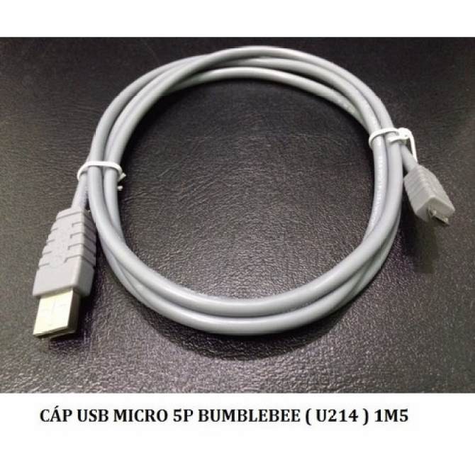 Cáp micro USB 1m5 Bumblebee U214 chính hãng
