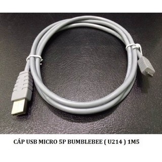 Cáp micro USB 1m5 Bumblebee U214 chính hãng
