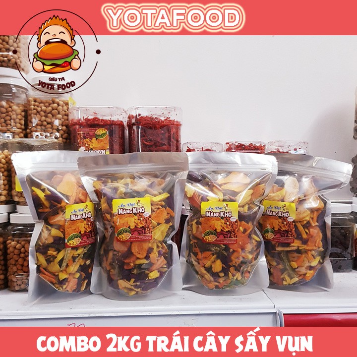 Combo 2 kí Trái Cây Sấy ( Thập Cẩm Sấy hàng vụn) | Đủ vị