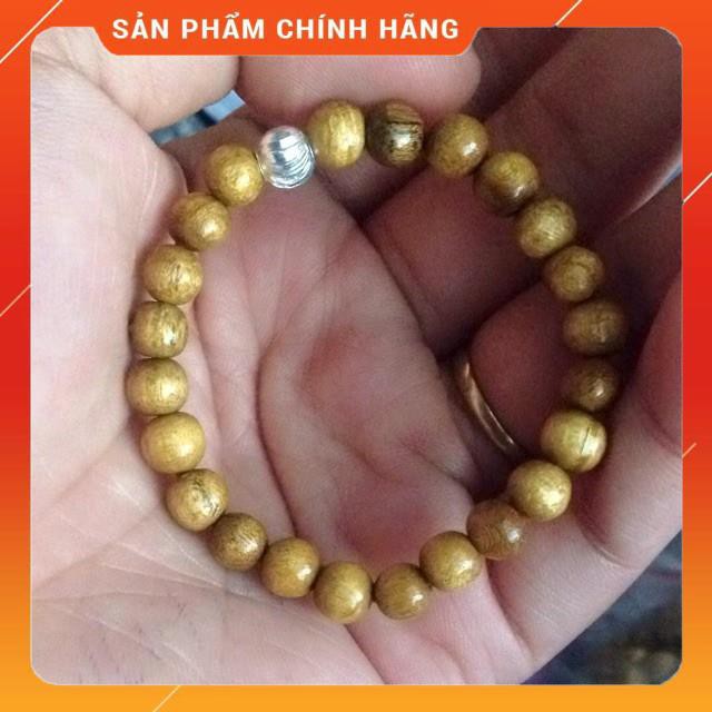 Vòng Dâu trơn kết hợp 1 bi bạc.