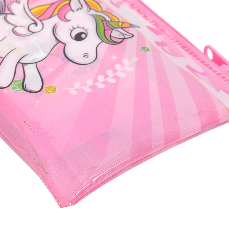 Set văn phòng phẩm 6 món phong cách kì lân xinh xắn cho các bé