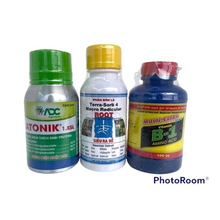 Combo Kích Rễ Cho Hoa Lan ABClam #1 gồm Atonik - Root - B1 Thái