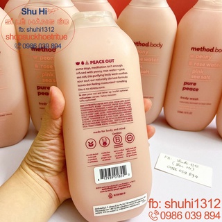 Sữa tắm organic Method Body Úc 532ml