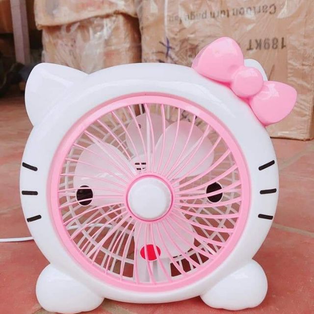 Quạt mini hình mèo kitty