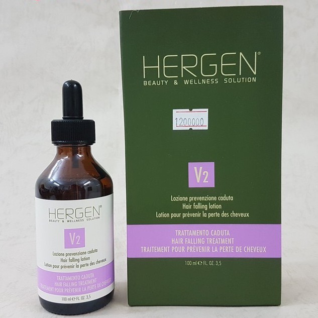 Huyết thanh chống rụng kích thích mọc tóc Bes Hergen V2 Serum 100ml