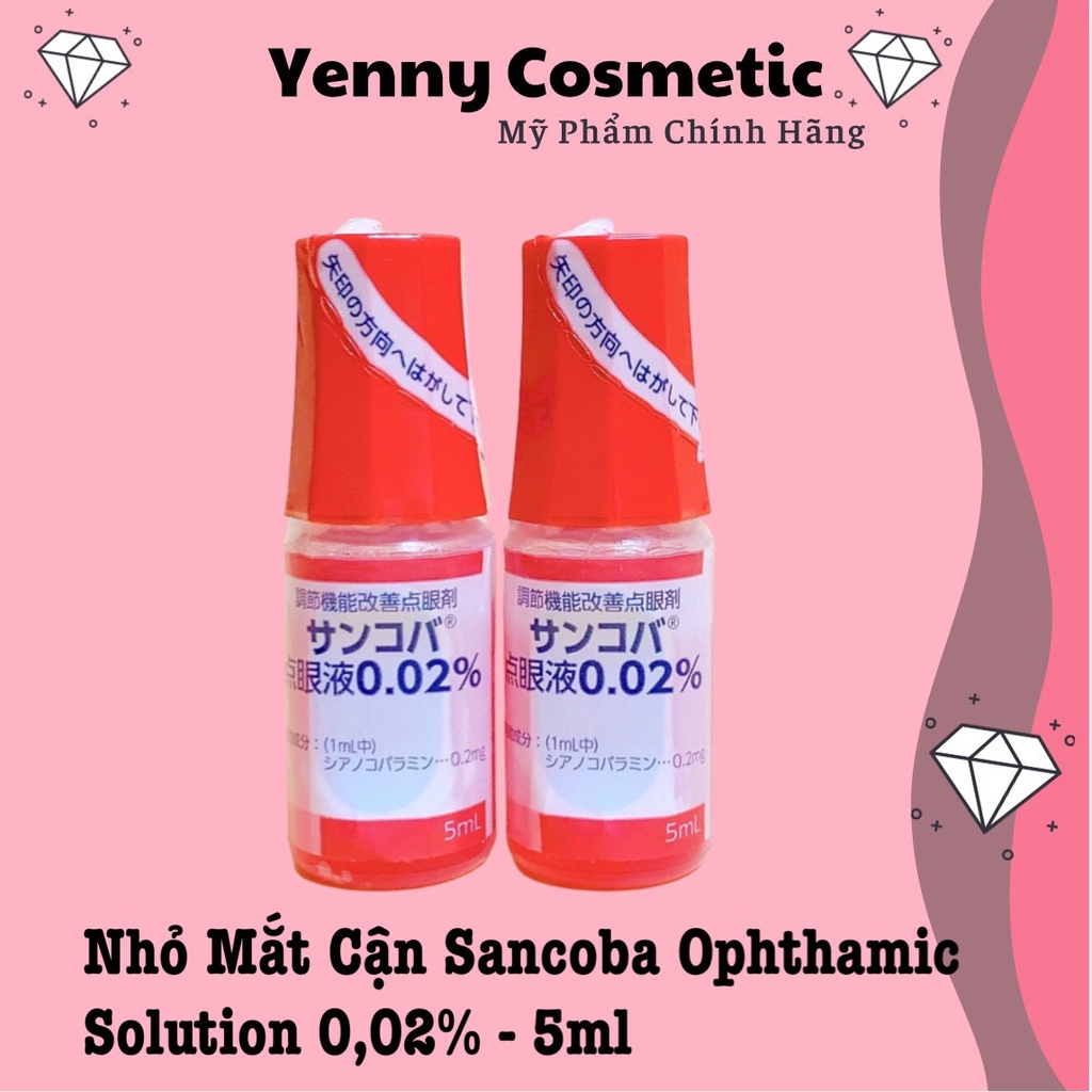 Nhỏ Mắt Cận Sancoba Ophthamic Solution 0,02% - 5ml