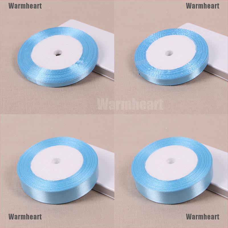 Warmheart Sky Blue 25 Yards Silk Satin Ribbon Wedding Party Decoration