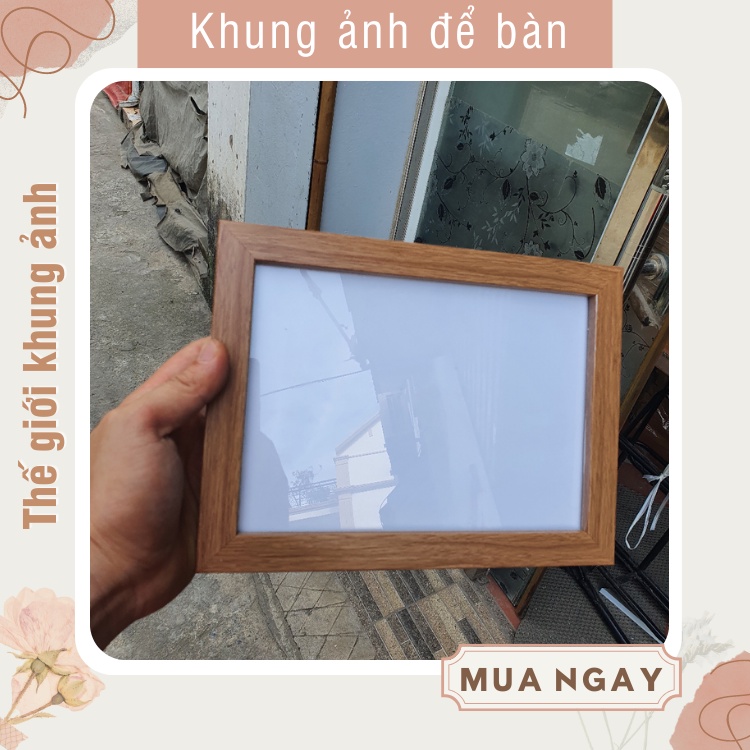 Bộ 20 khung ảnh 13x18 khung đẹp chất lượng, tặng kèm chân để bàn