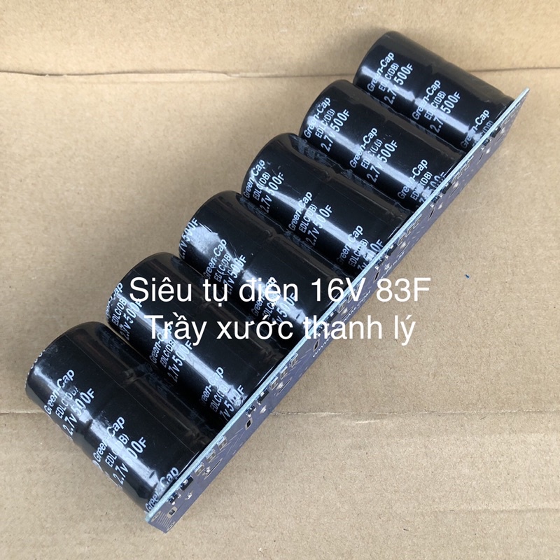 Siêu tụ điện 16V 83F 100A thanh lý