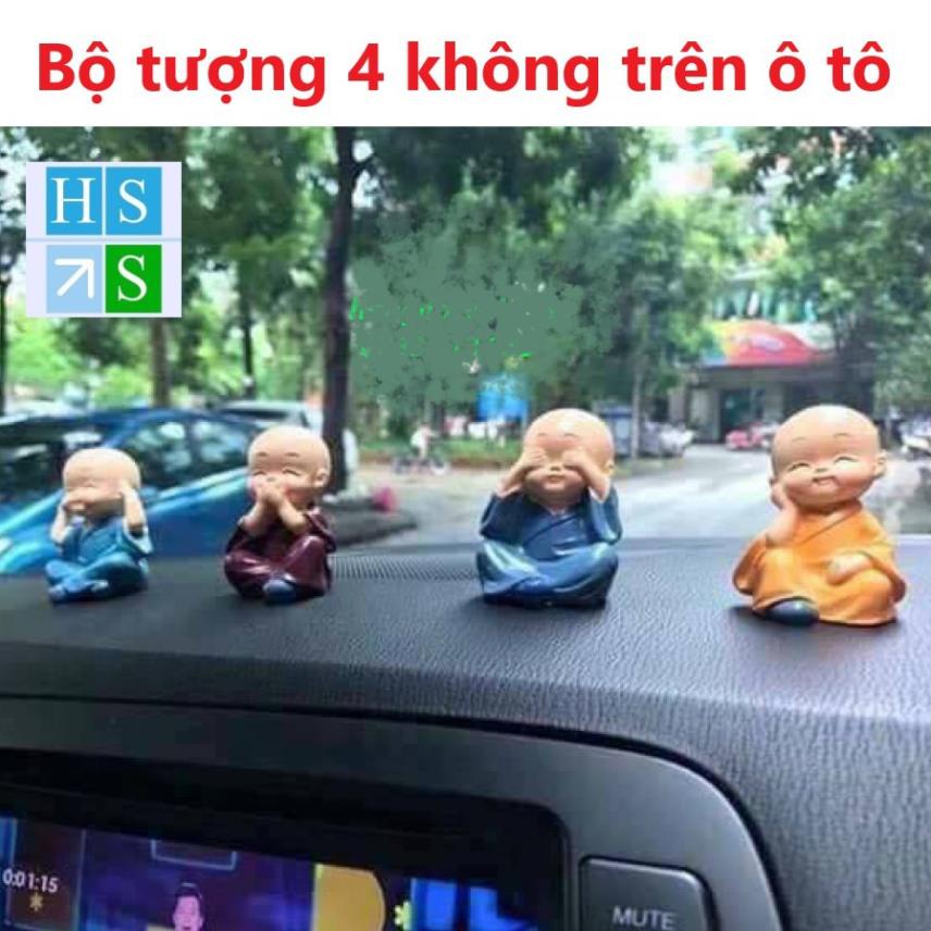 Bộ tượng 4 không 4 chú Tiểu (Hàng đẹp có hộp) - HS Shop Thủ Đức