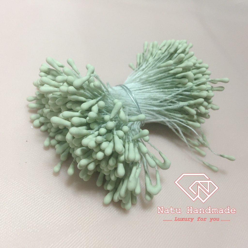 - Nguyên liệu làm hoa cài áo - hoa cài tóc -  Nhụy hoa giả Hàn Quốc làm hoa handmade - Nhụy đơn