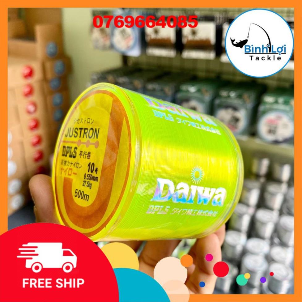 Dây Cước Câu Cá Siêu Bền Daiwa Justron Dài 500m, Dây Cước Câu Cá Nhật Bản -Đ𝗢̂̀𝗖𝗔̂𝗨𝟮𝟱𝟳