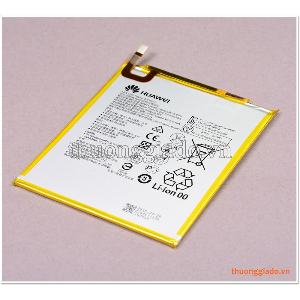 Thay pin Mediapad M3/ M3 BTV-W09 / M3 BTV-DL09 , HB2899c0ECW, 5100mAh