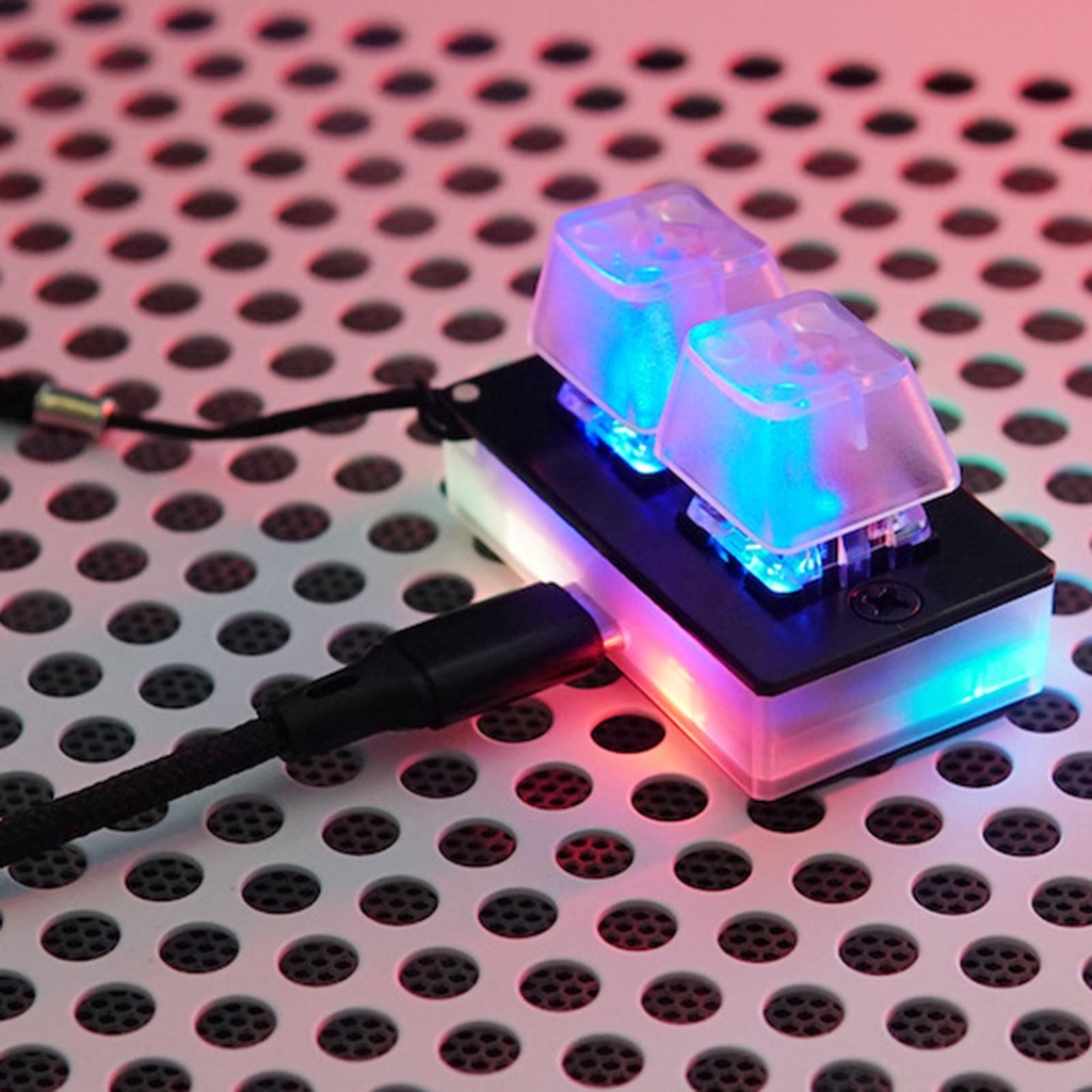 Bàn phím cơ 2 phím mini tùy chỉnh MOTOSPEED K2 có đèn nền RGB có thể tháo rời