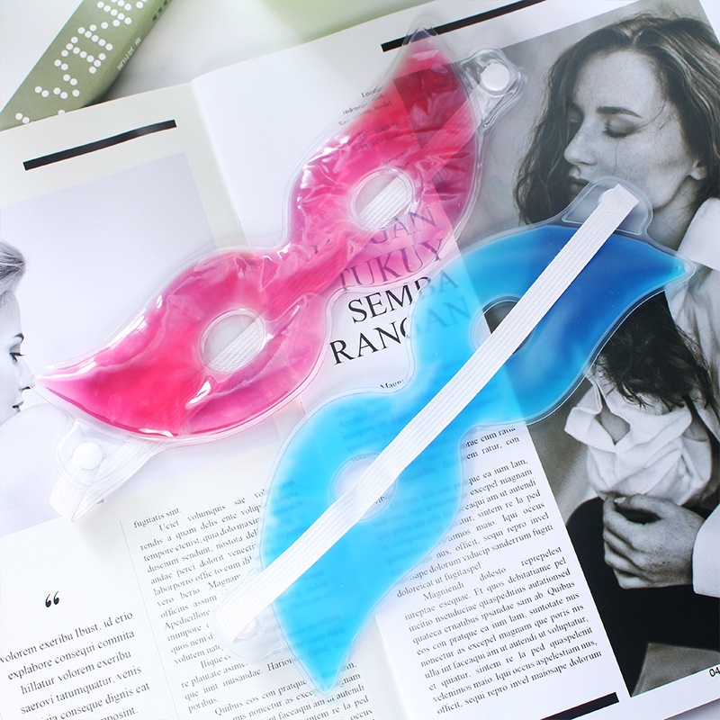 Mặt nạ mắt dạng gel nóng, lạnh giảm quầng thâm có dây đeo tiện lợi