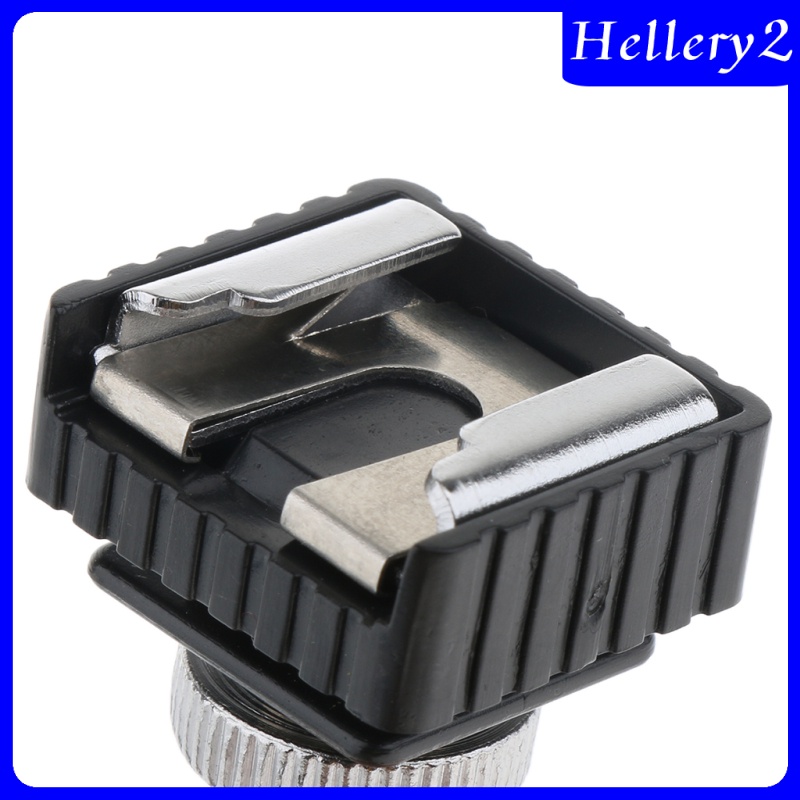 [HELLERY2] Flash Hot Shoe Adapter Speedlight Mount Converter Holder Bracket 1/4&quot; Screw