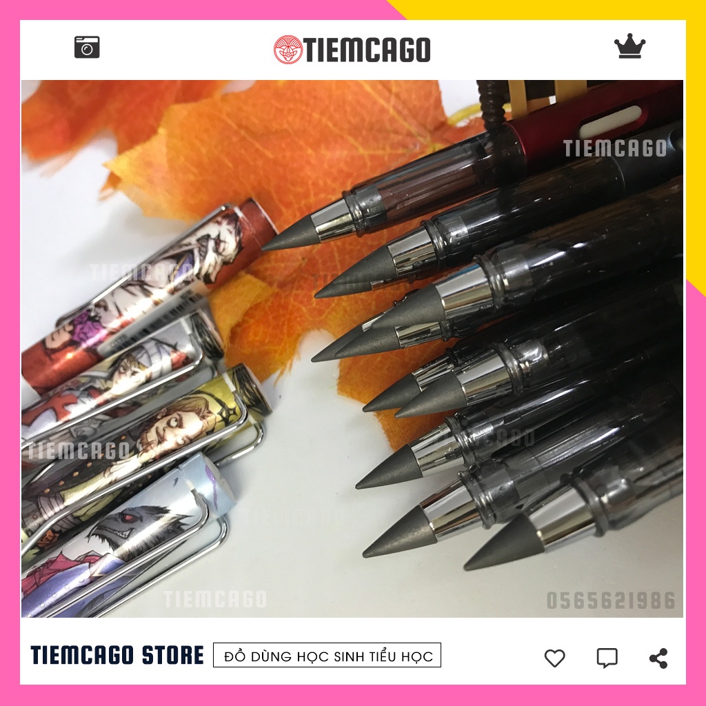 Bút chì vĩnh cửu có tẩy đi kèm trong thân bút dành cho học sinh lớp 1 tập viết